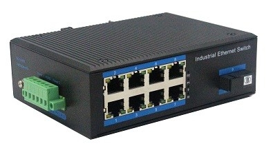 Option de commutateur Ethernet industriel de la série OPK-4500-1GX8GT à 8 ports 10/100/1000BASE-TX+1000Base-FX