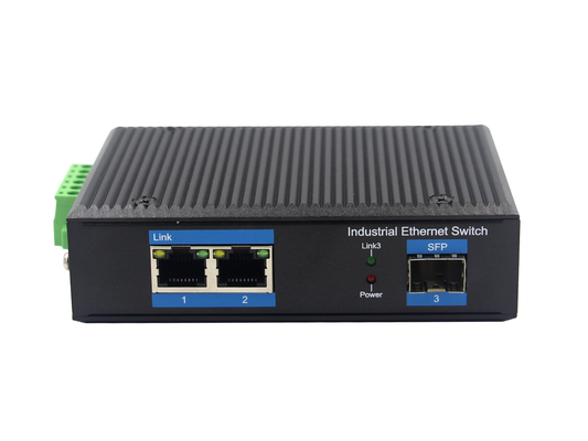 OPK-4500-1GX2GT 10/100/1000Base-TX (PoE) à 1000Base-FX Convertisseur de médias industriels