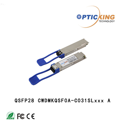 module optique de fibre de 1311nm 1331nm 100G QSFP28 CWDM4 10km